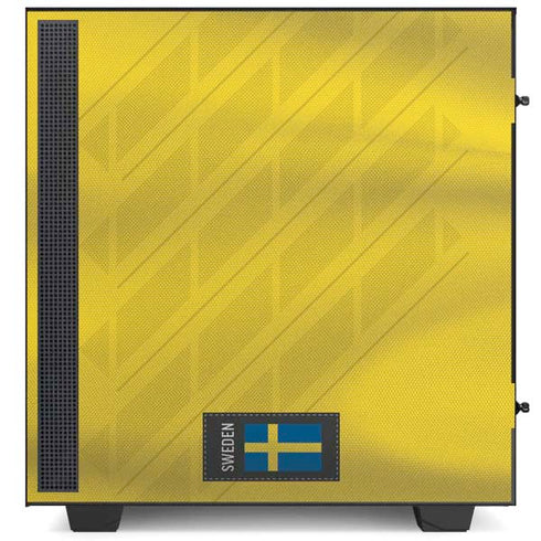 Sweden Soccer Flag NZXT H510 Compact ATX Mid-Tower Case Skin